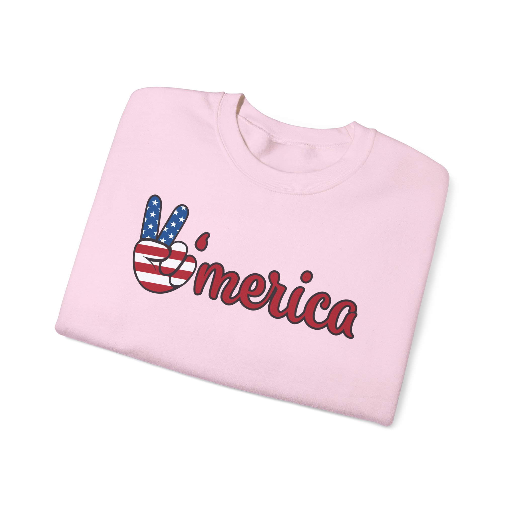 'merica peace sign sweatshirt — patriotic 4th of july crewneck 'merica peace sign sweatshirt — patriotic 4th of july crewneck