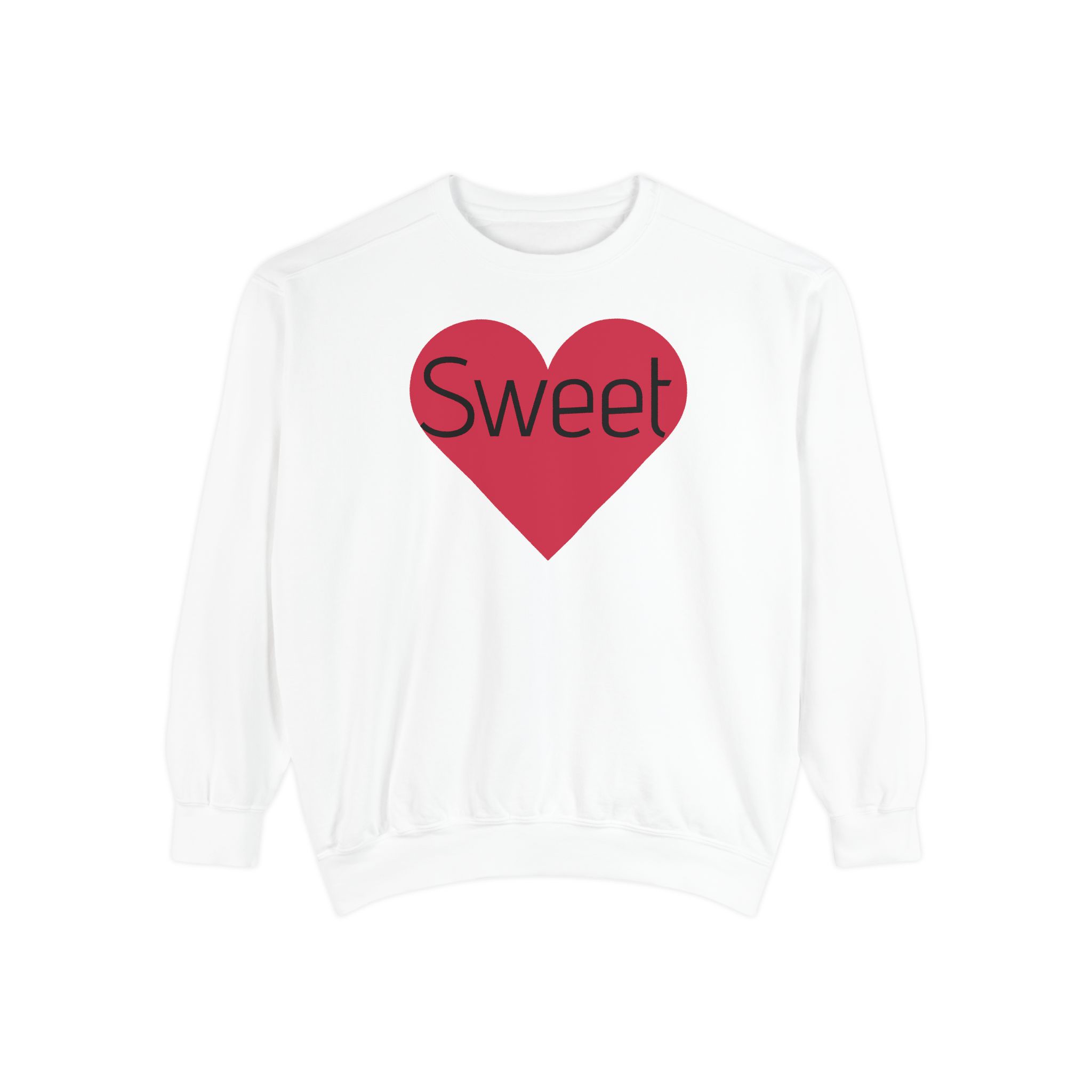 sweatshirt — heart graphic "you are literally the only person i like" — funny valentine's crewneck sweatshirt — heart graphic "you are literally the only person i like" — funny valentine's crewneck