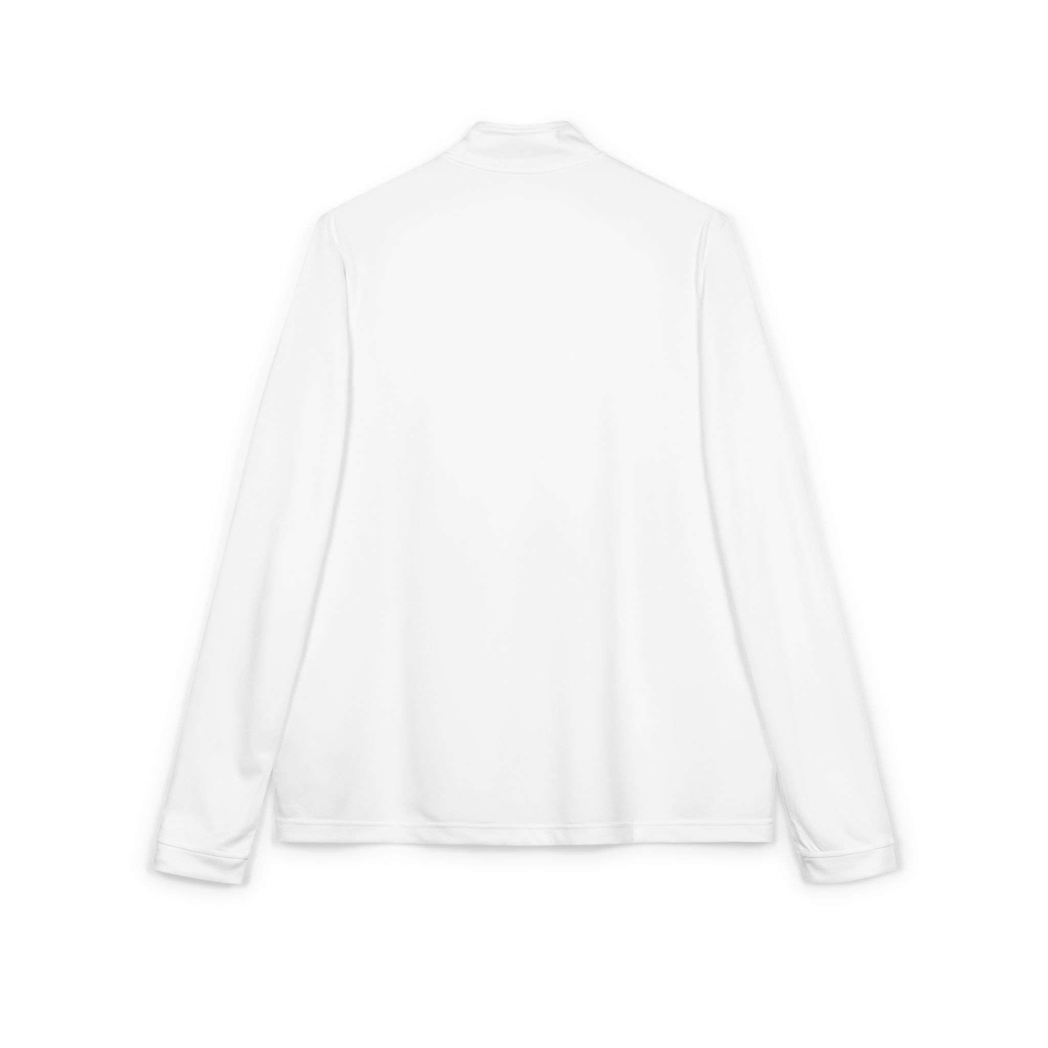 white adidas quarter zip pullover — embroidered logo performance top white adidas quarter zip pullover — embroidered logo performance top