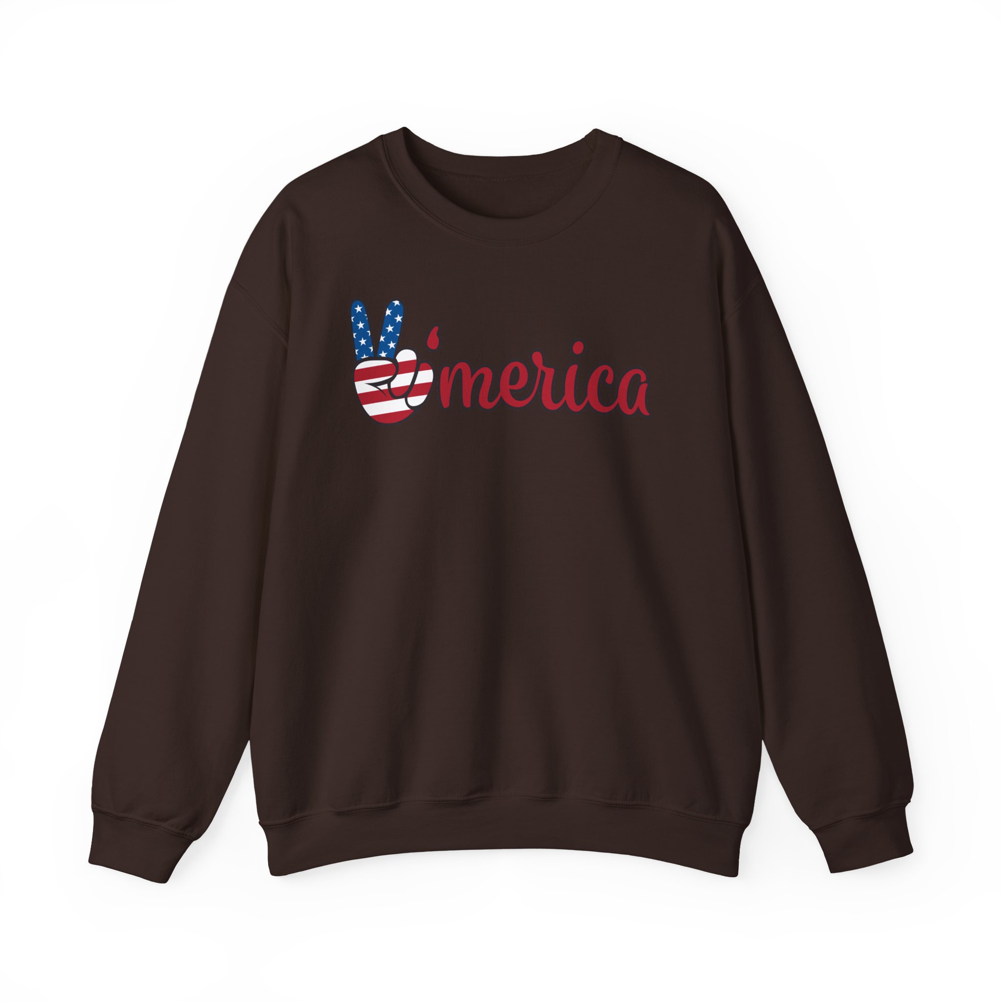 'merica peace sign sweatshirt — patriotic 4th of july crewneck 'merica peace sign sweatshirt — patriotic 4th of july crewneck