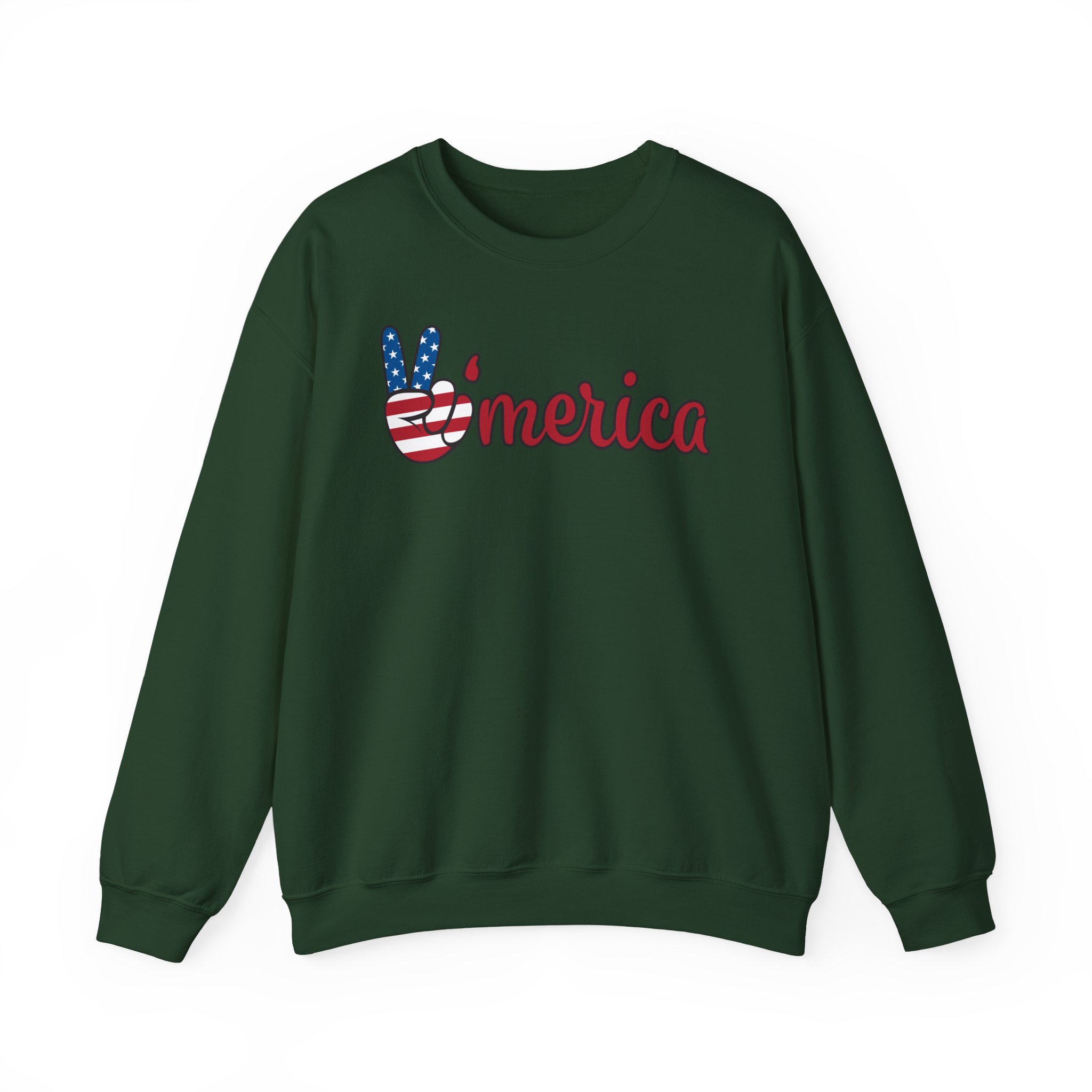 'merica peace sign sweatshirt — patriotic 4th of july crewneck 'merica peace sign sweatshirt — patriotic 4th of july crewneck