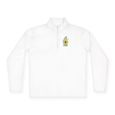 avocado hug quarter zip pullover – cute avocado graphic pullover