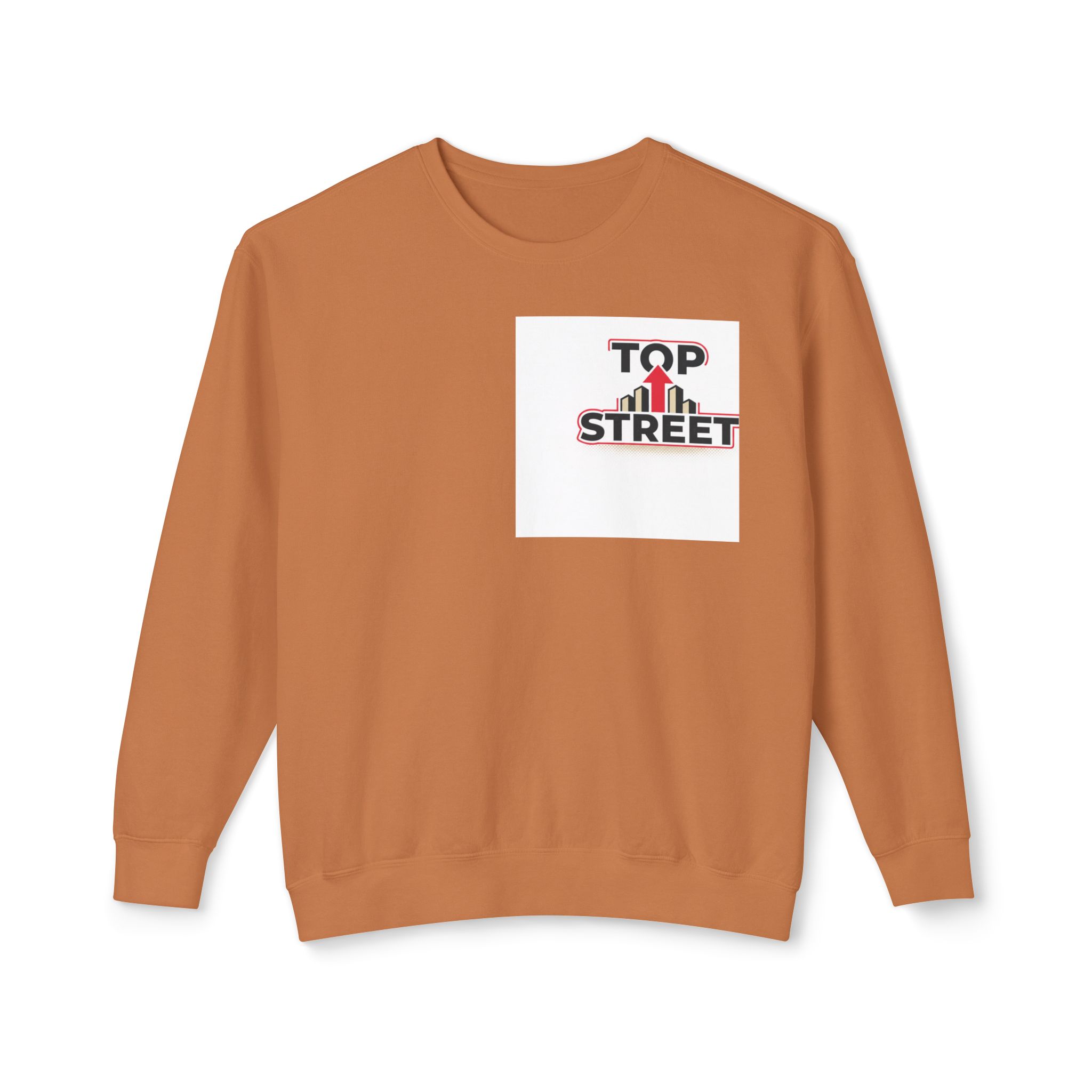 top street crewneck sweatshirt — urban skyline graphic top street crewneck sweatshirt — urban skyline graphic