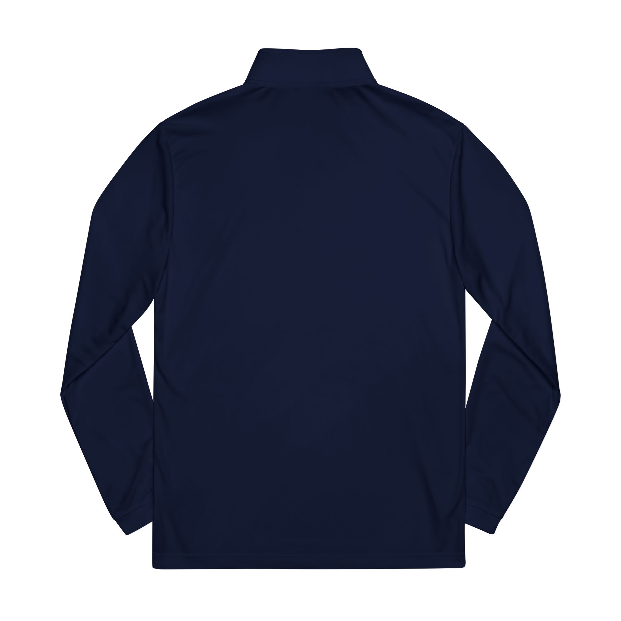 white adidas quarter zip pullover — embroidered logo performance top white adidas quarter zip pullover — embroidered logo performance top