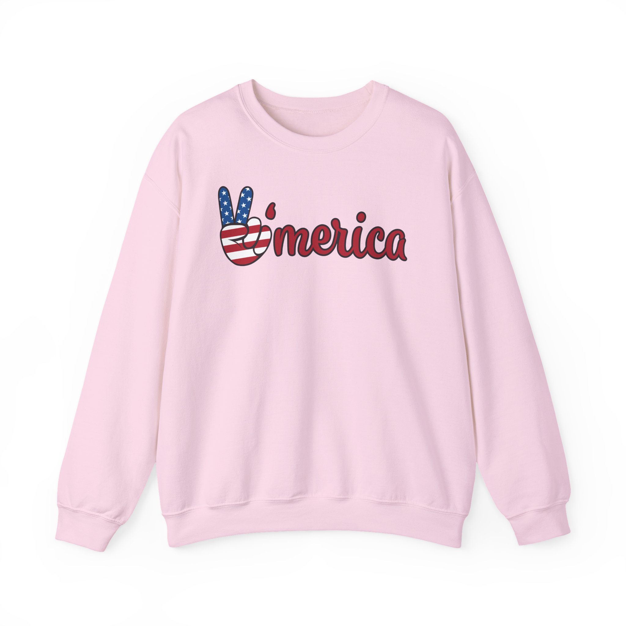 'merica peace sign sweatshirt — patriotic 4th of july crewneck 'merica peace sign sweatshirt — patriotic 4th of july crewneck